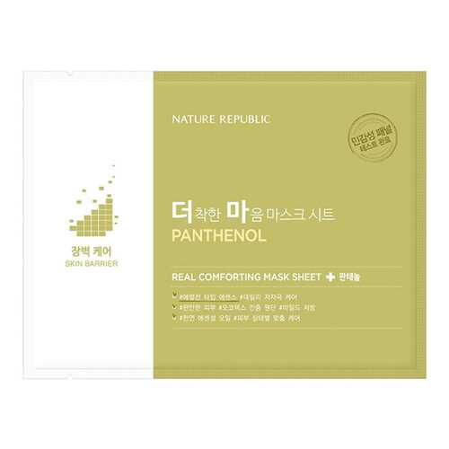 Маска для лица Nature Republic Real Comforting Mask Sheet Panthenol 24 г в Подруга