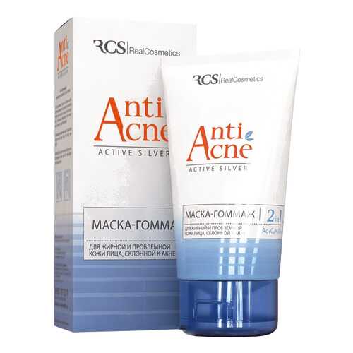 Маска для лица RCS Anti Acne для жирной и проблемной кожи лица 150 мл в Подруга