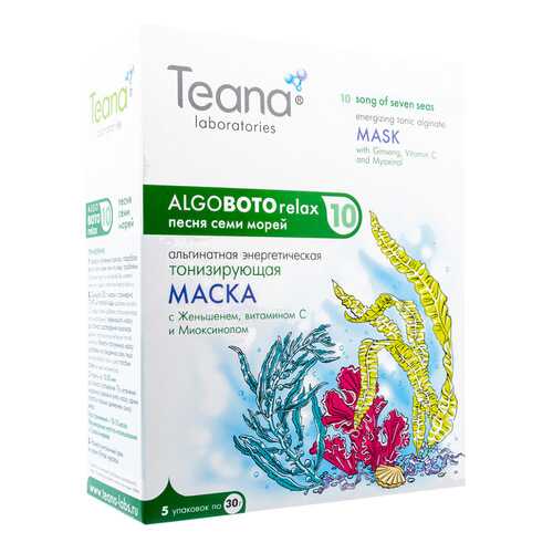 Маска для лица Teana AlgoBotoRelax Энергетическая тонизирующая 30x5 в Подруга