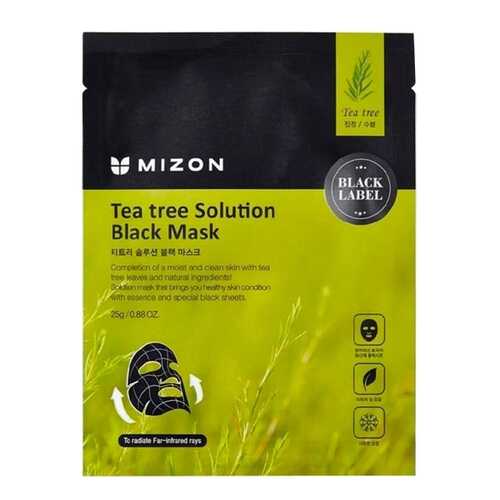 Маска MIZON Tea Tree Solution Black Mask с экстрактом чайного дерева, 25г в Подруга