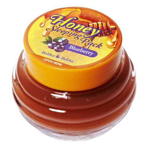Ночная медовая маска HOLIKA HOLIKA Honey Sleeping Pack с голубикой, 90 мл в Подруга