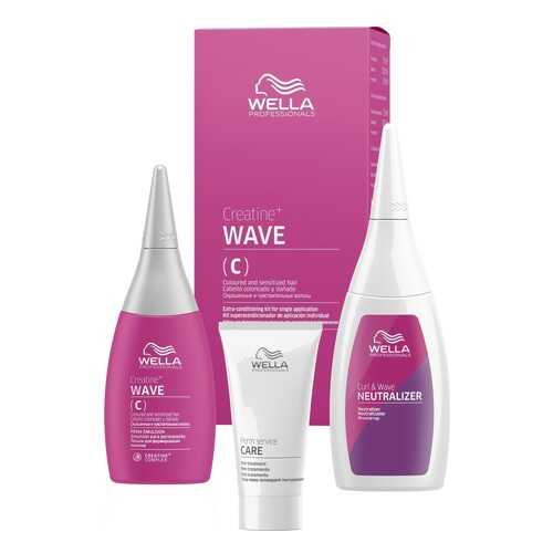 Набор средств для волос Wella Professionals Creatine+ Wave (C) 30 мл + 75 мл + 100 мл в Подруга