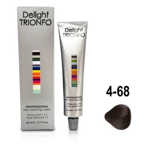 Краска для волос Constant Delight Trionfo 4-68 Средний коричнево-шоколадный красный 60 мл в Подруга