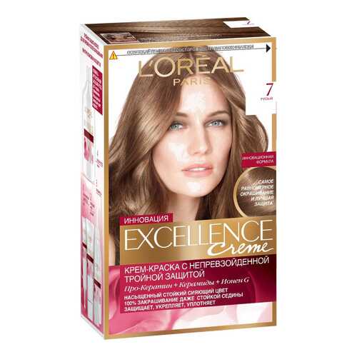 Краска для волос L`Oreal Paris Excellence Русый тон 7 в Подруга