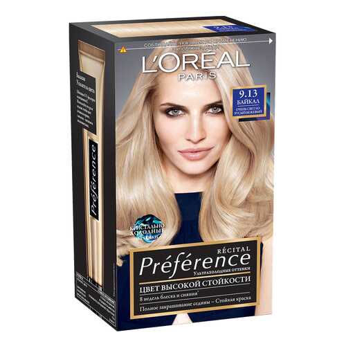 Краска для волос L'Oreal Paris Preference тон 9,13 Байкал 40мл в Подруга
