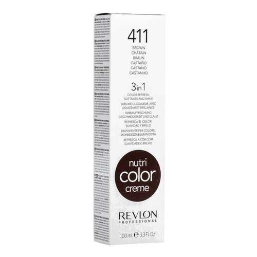 Краска для волос Revlon Professional Nutri Color Creme 411 Коричневый 100 мл в Подруга