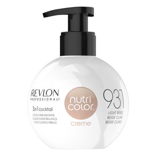Краска для волос Revlon Professional Nutri Color Creme 931 Light Beige 270 мл в Подруга