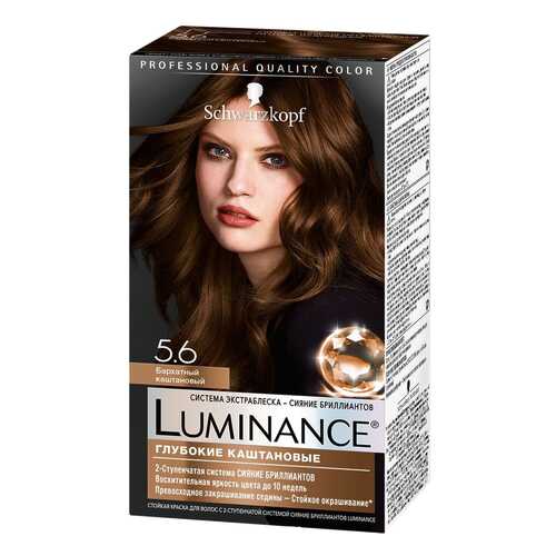 Краска для волос Schwarzkopf Luminance Color тон 5.6 Бархатный каштановый 165 мл в Подруга