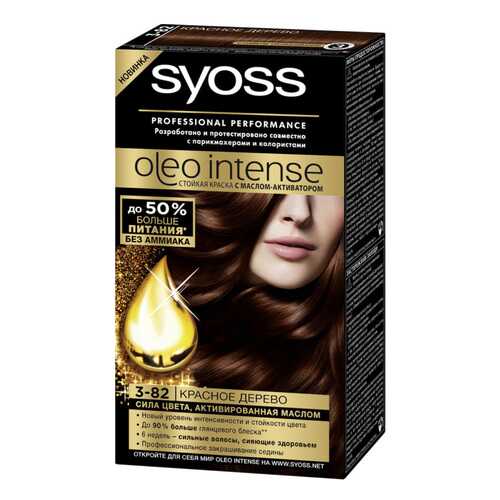 Краска для волос Syoss Oleo Intense 3-82 Красное дерево 50мл в Подруга