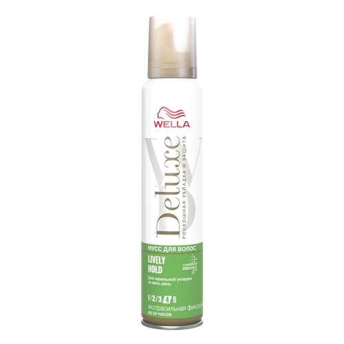 Мусс для волос Wella Deluxe Lively Hold экстрасильная фиксация 200 мл в Подруга