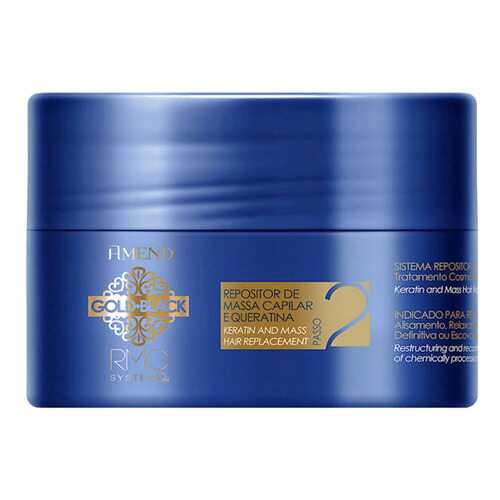 Маска для волос Amend Capillary Mass and Keratin Repositioning Gold Black RMC System Q+ в Подруга
