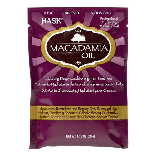 Маска для волос Hask Macadamia Oil Hydrating Deep Conditioning Hair Treatment 50 г в Подруга