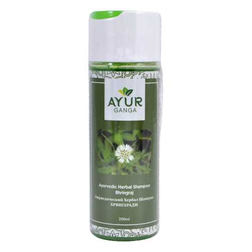 Шампунь БРИНГРАДЖ (Ayurvedic Herbal Shampoo BHRINGRAJ) AYUR GANGA, 200мл в Подруга