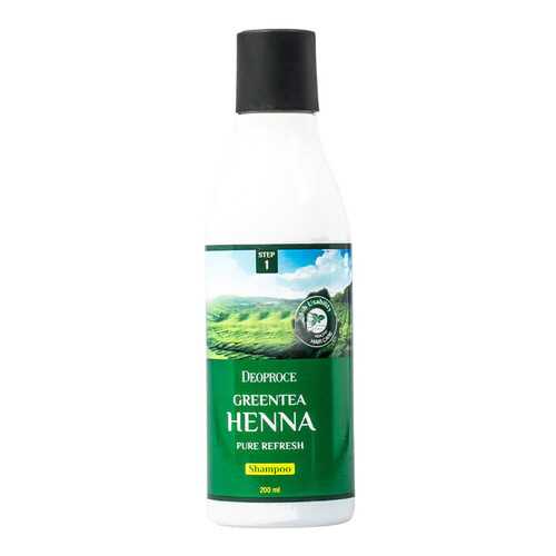 Шампунь Deoproce Green Tea Henna Pure Refresh 200 мл в Подруга