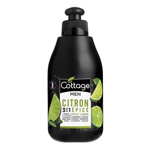 Шампунь и гель для душа Cottage Spicy Lemon. Пряный лайм для мужчин в Подруга