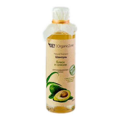 Шампунь Organic Zone Блеск и сияние для окрашенных волос в Подруга
