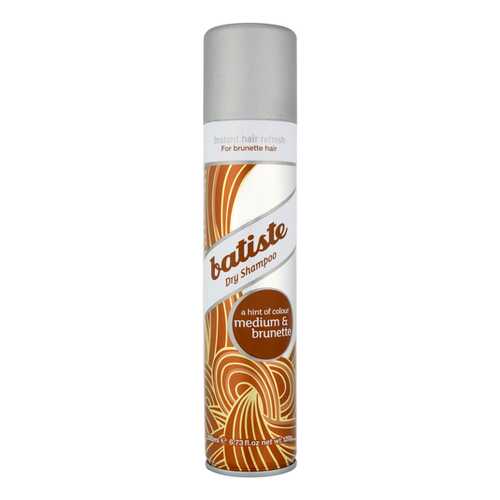 Сухой шампунь BATISTE Medium для шатенок и брюнеток, 200 мл в Подруга